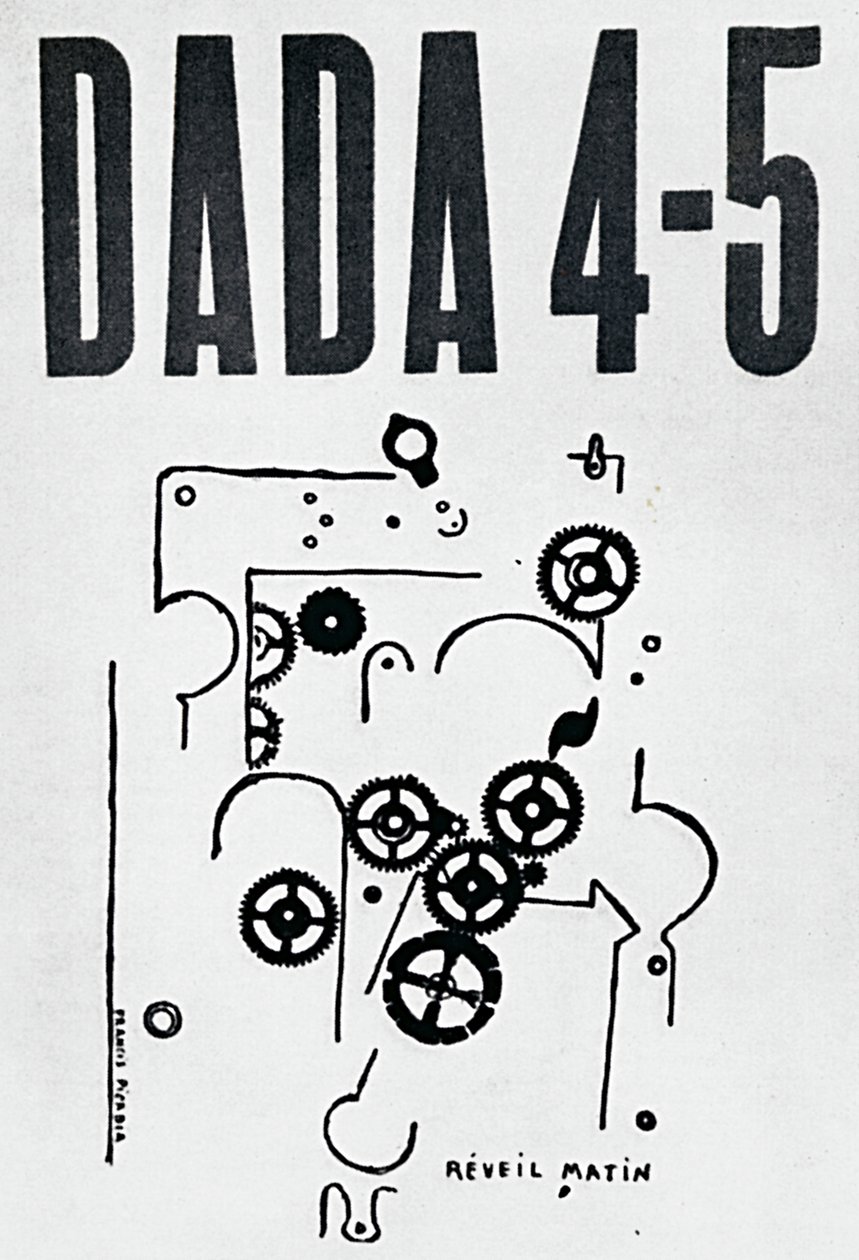 Couverture de la revue Dada 4-5, dessinée par Francis Picabia (1879-1953), Zurich - Francis Picabia