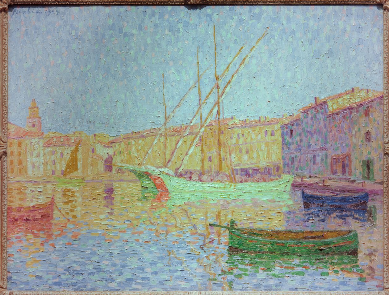 Le port de Saint-Tropez, effet de soleil - Francis Picabia