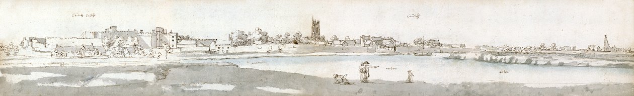 Cardiff en 1678 - Francis Place