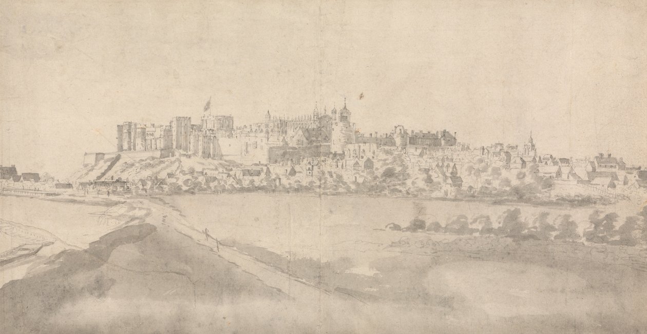 Vue du château de Windsor - Francis Place