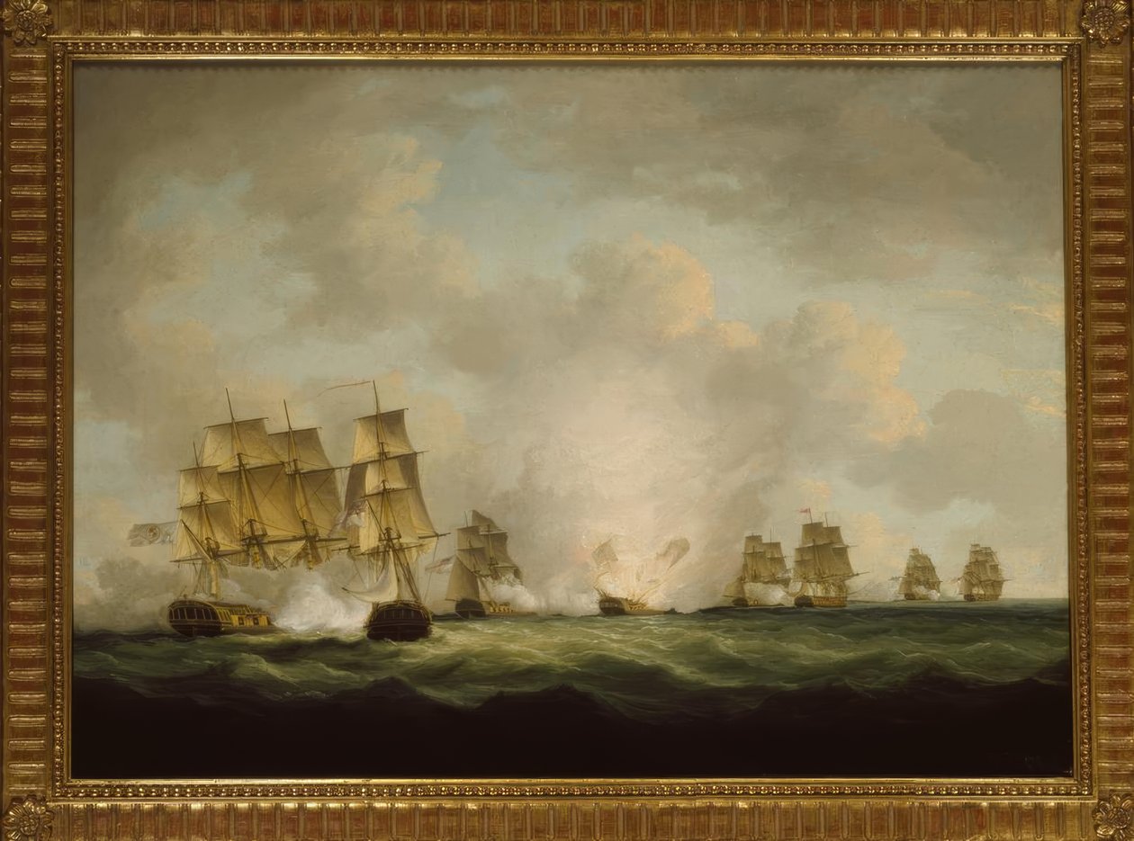 La capture des navires au trésor espagnols au large de Cadix - Francis Sartorius