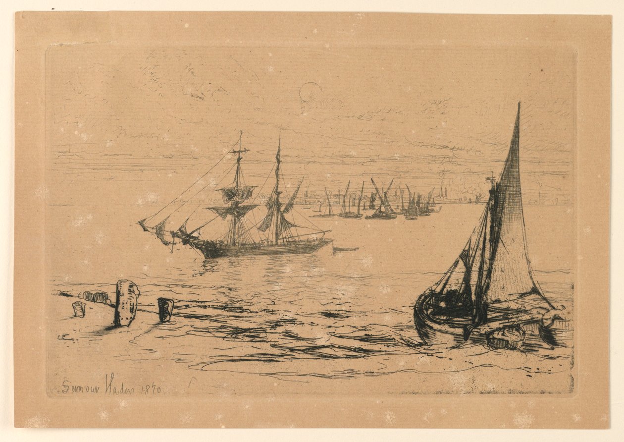 Une brigantine à l