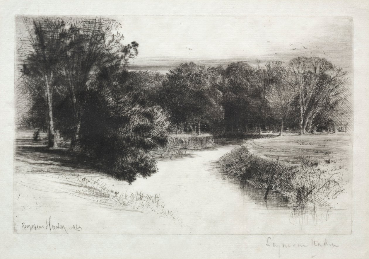 Un coucher de soleil en Irlande, 1863 - Francis Seymour Haden