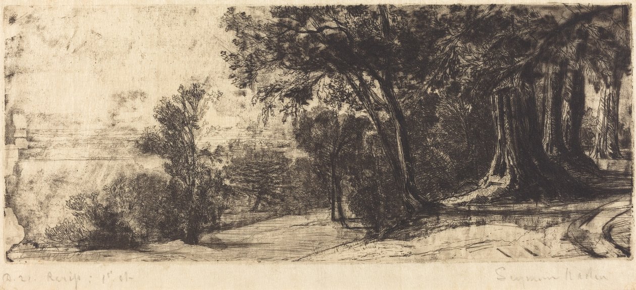 Tôt le matin - Richmond - Francis Seymour Haden