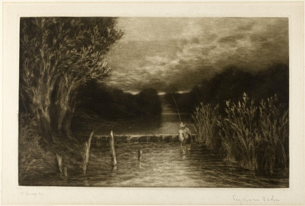 Pêche à la truite - Francis Seymour Haden