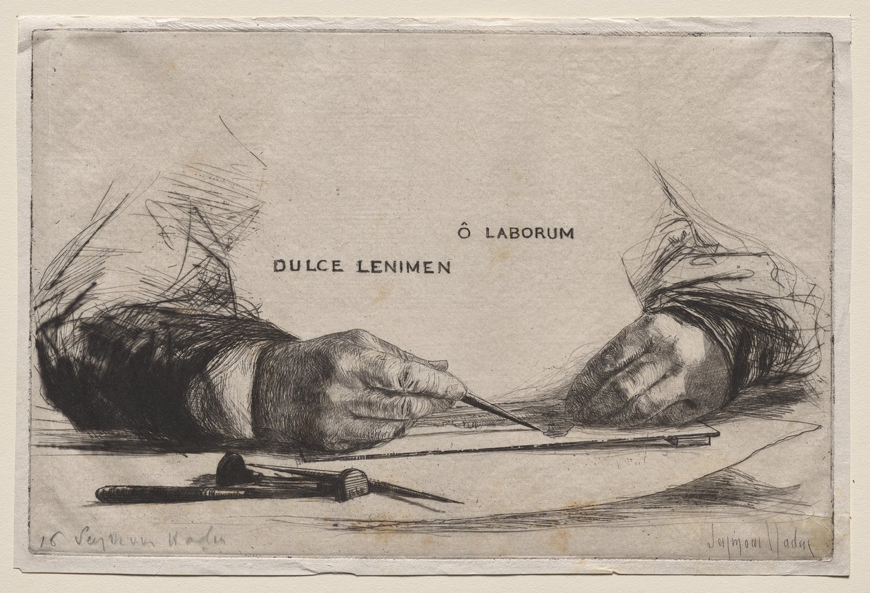 Mains gravure - Francis Seymour Haden