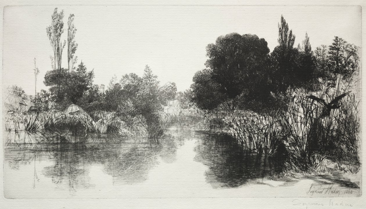 Étang de Shere Mill, n° 11 (La Grande Plaque) - Francis Seymour Haden