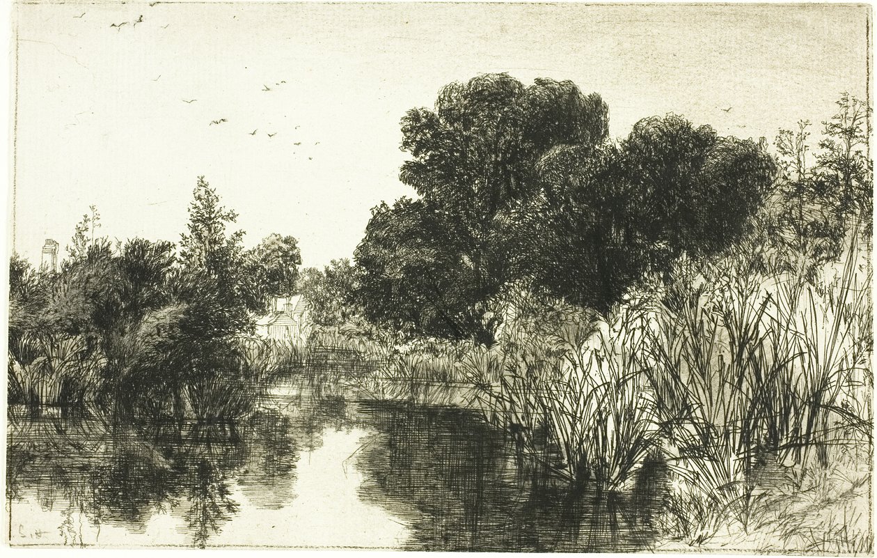 Shere Mill Pond, No. II - Francis Seymour Haden