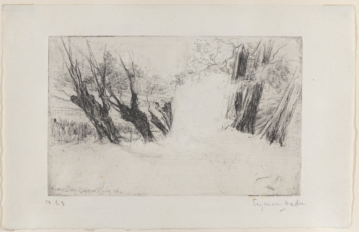 La Promenade des Amoureux, No. I, 1864 - Francis Seymour Haden