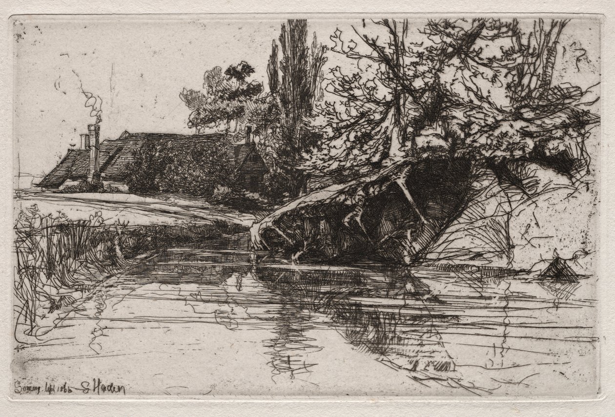 La maison du fossé - Francis Seymour Haden