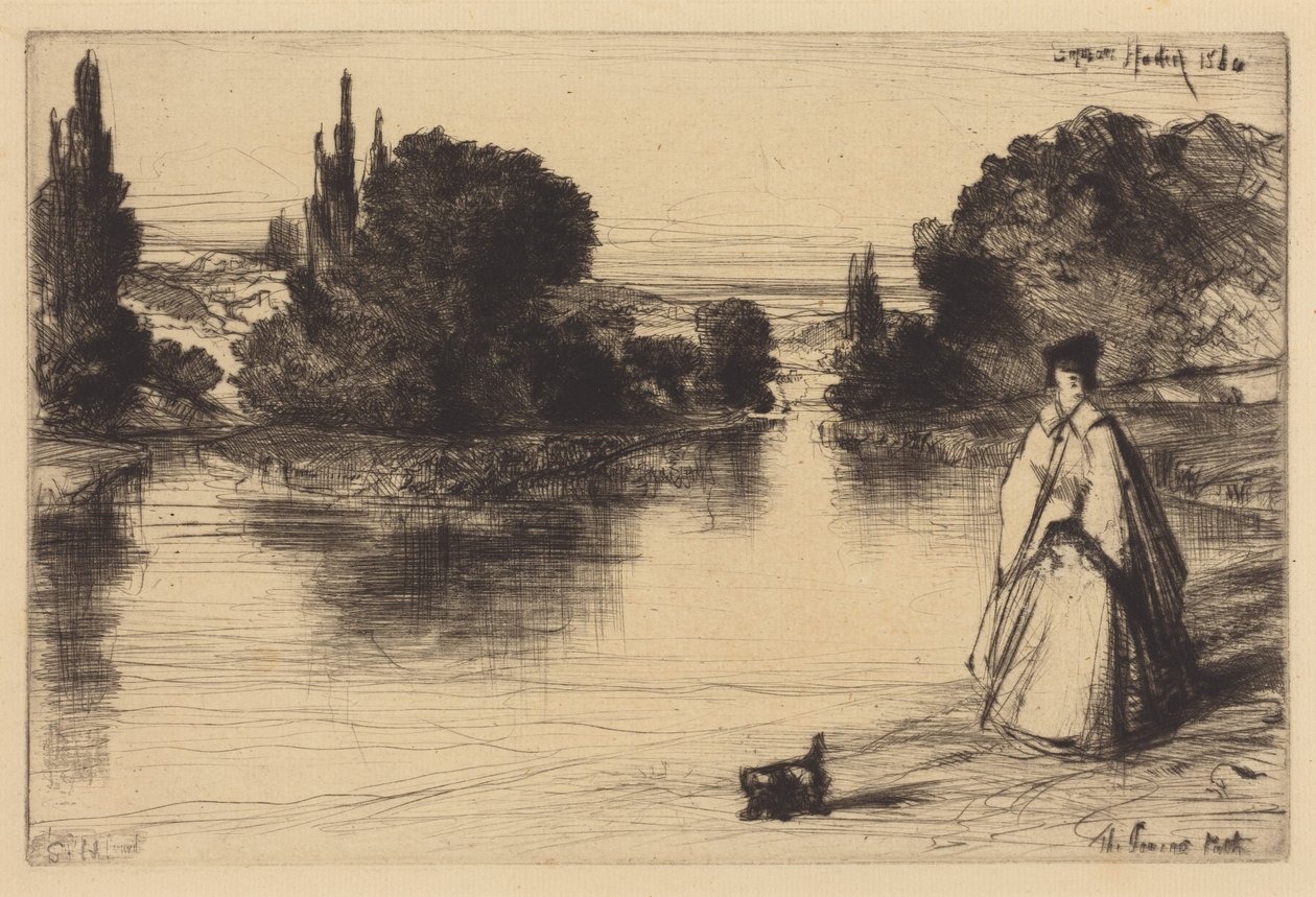 Le chemin de halage - Francis Seymour Haden