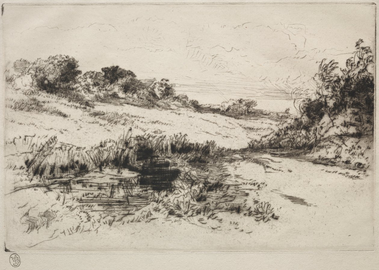 Colline du moulin à vent, n° 1 - Francis Seymour Haden