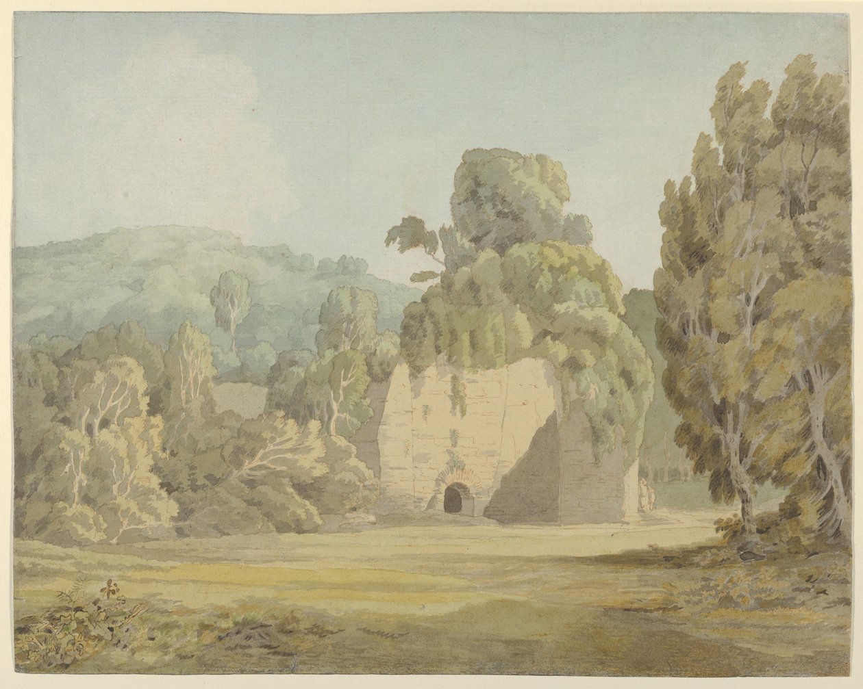 Une ruine recouverte de lierre - Francis Towne