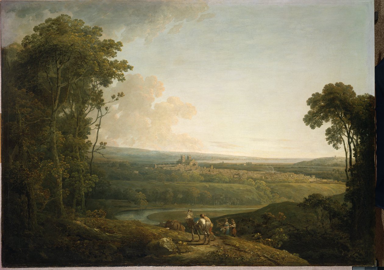 Exeter depuis Exwick - Francis Towne