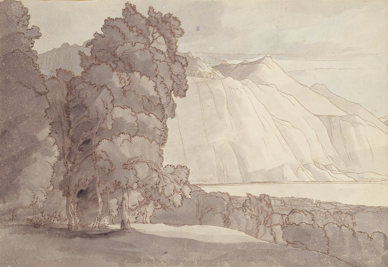 Paysage (Lac Léman) - Francis Towne