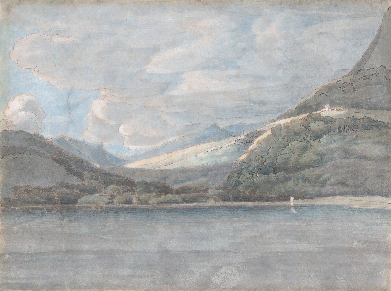 Vue du lac de Côme, 27 août 1781 - Francis Towne