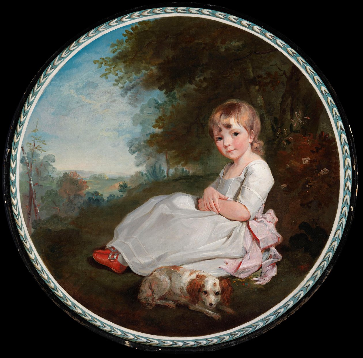 Un enfant avec un chien - Francis Wheatley