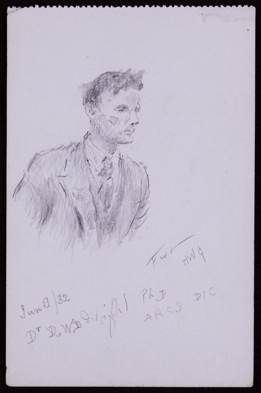 Portrait du Dr DWD Wright - Francis Wilfred Lawson