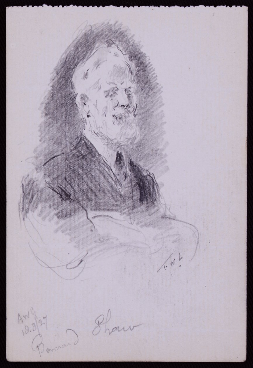 Portrait de George Bernard Shaw - Francis Wilfred Lawson