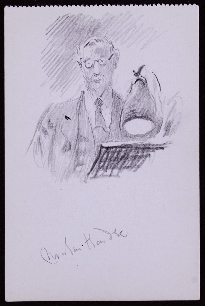 Portrait de Martin Hardie, c.1931 - Francis Wilfred Lawson