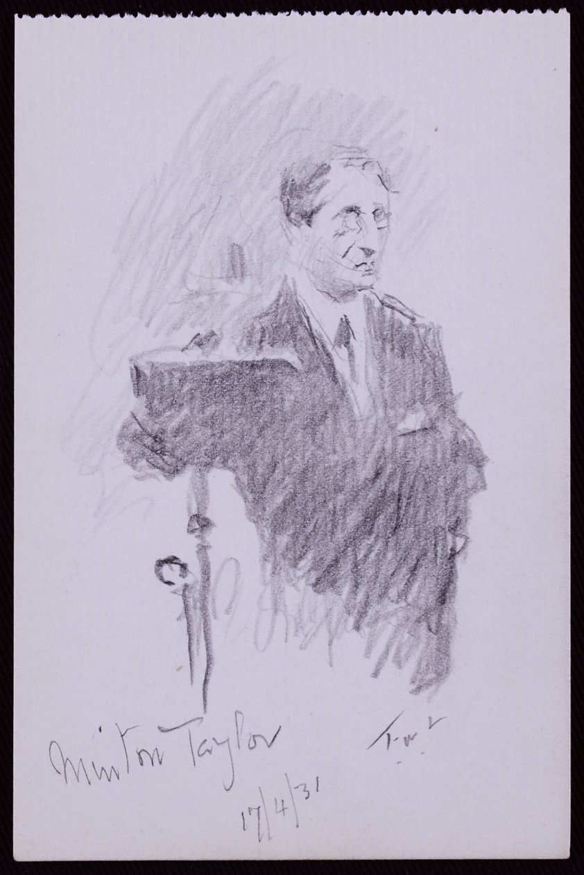 Portrait de R. Minton Taylor - Francis Wilfred Lawson