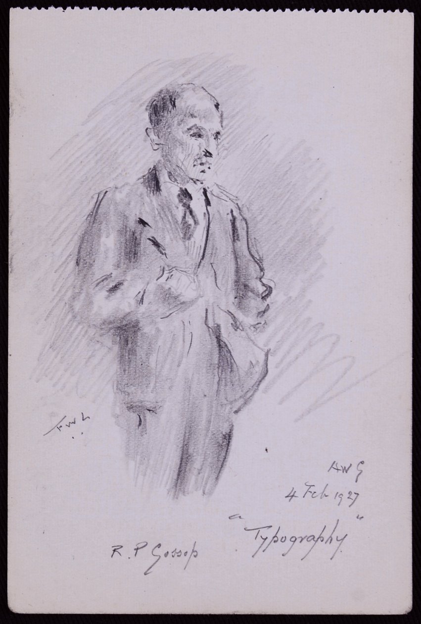 Portrait de R Percy Gossop - Francis Wilfred Lawson