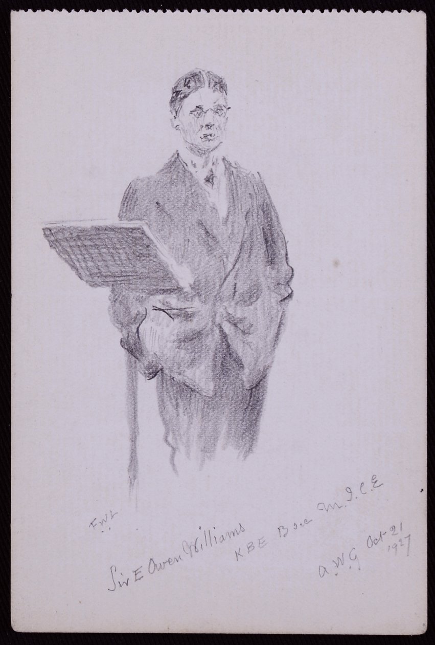 Portrait de Sir Owen Williams - Francis Wilfred Lawson