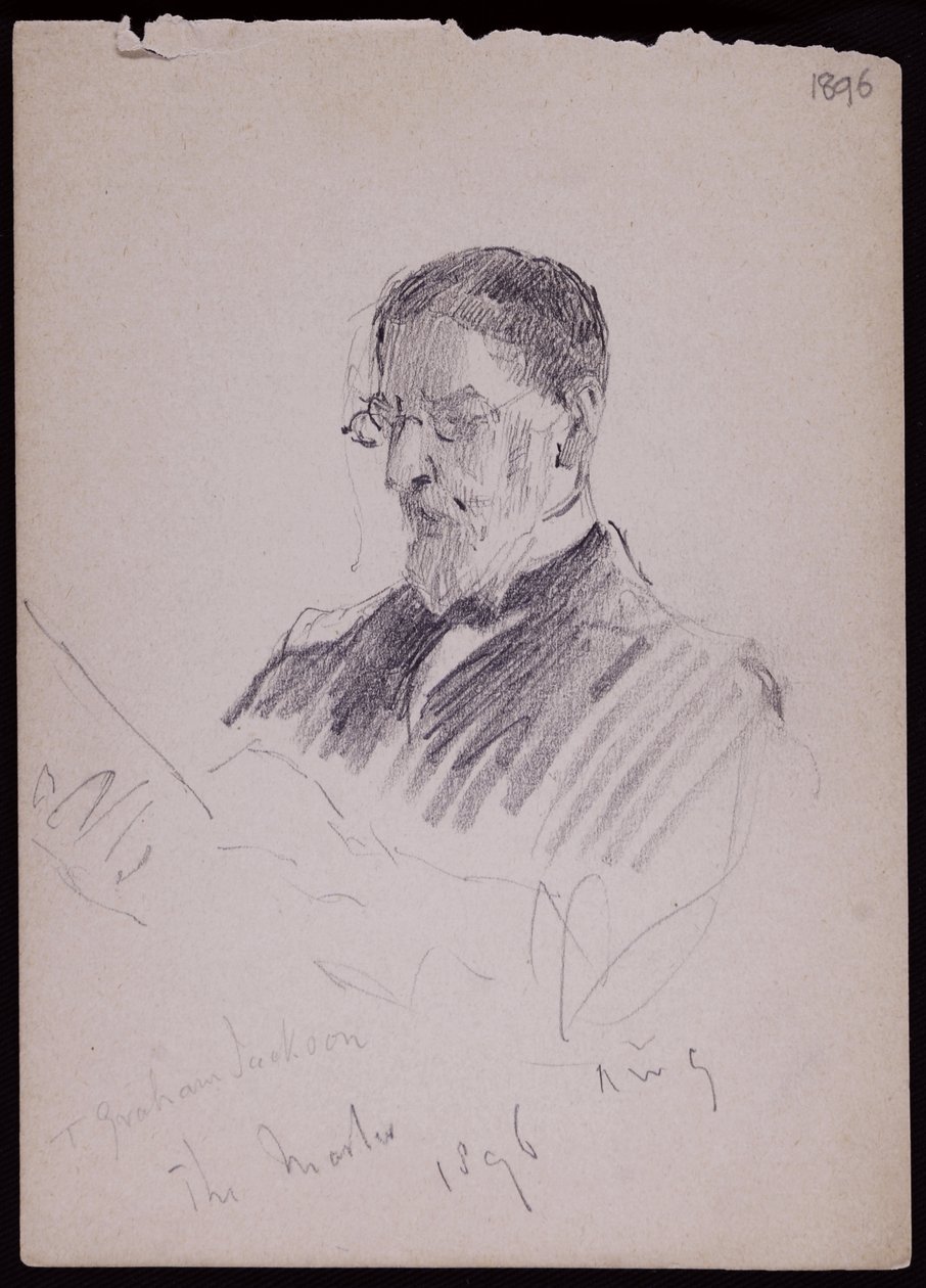 Portrait de TG Jackson - Francis Wilfred Lawson