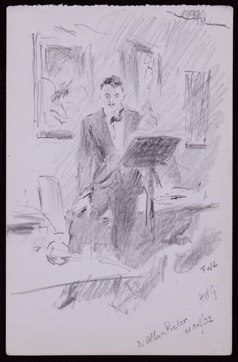 Portrait de W Allan Pictor - Francis Wilfred Lawson