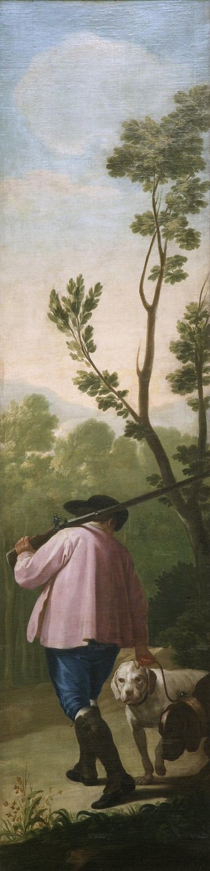 Le chasseur avec ses chiens - Francisco de Goya