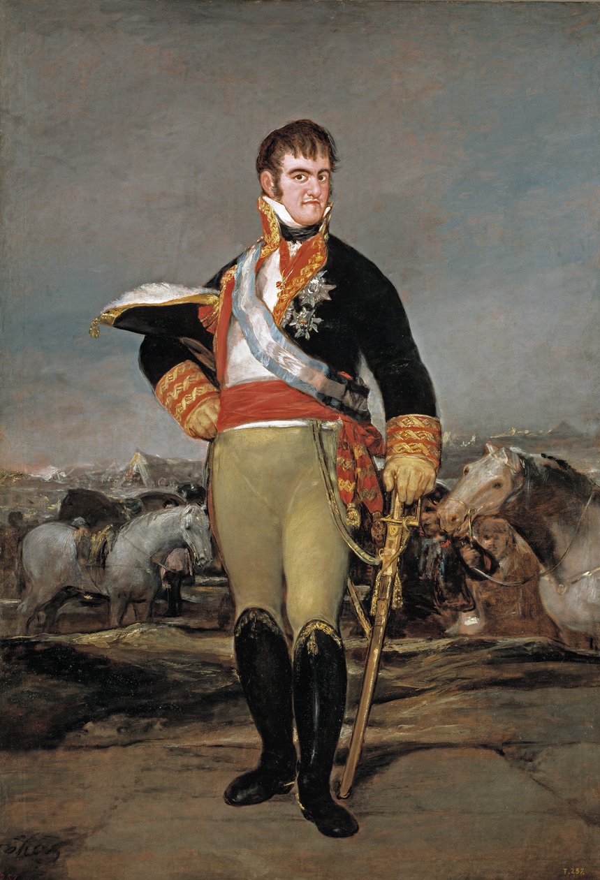 Ferdinand VII au camp - Francisco de Goya