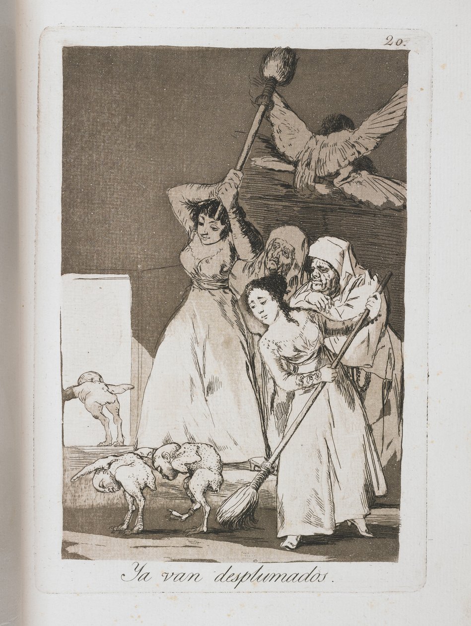 Planche de Los Caprichos, 1797-1798 - Francisco de Goya