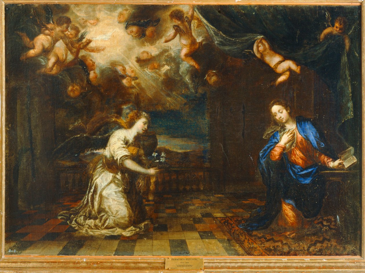 Annonciation (peinture) - Francisco (1608 1685) Rizi