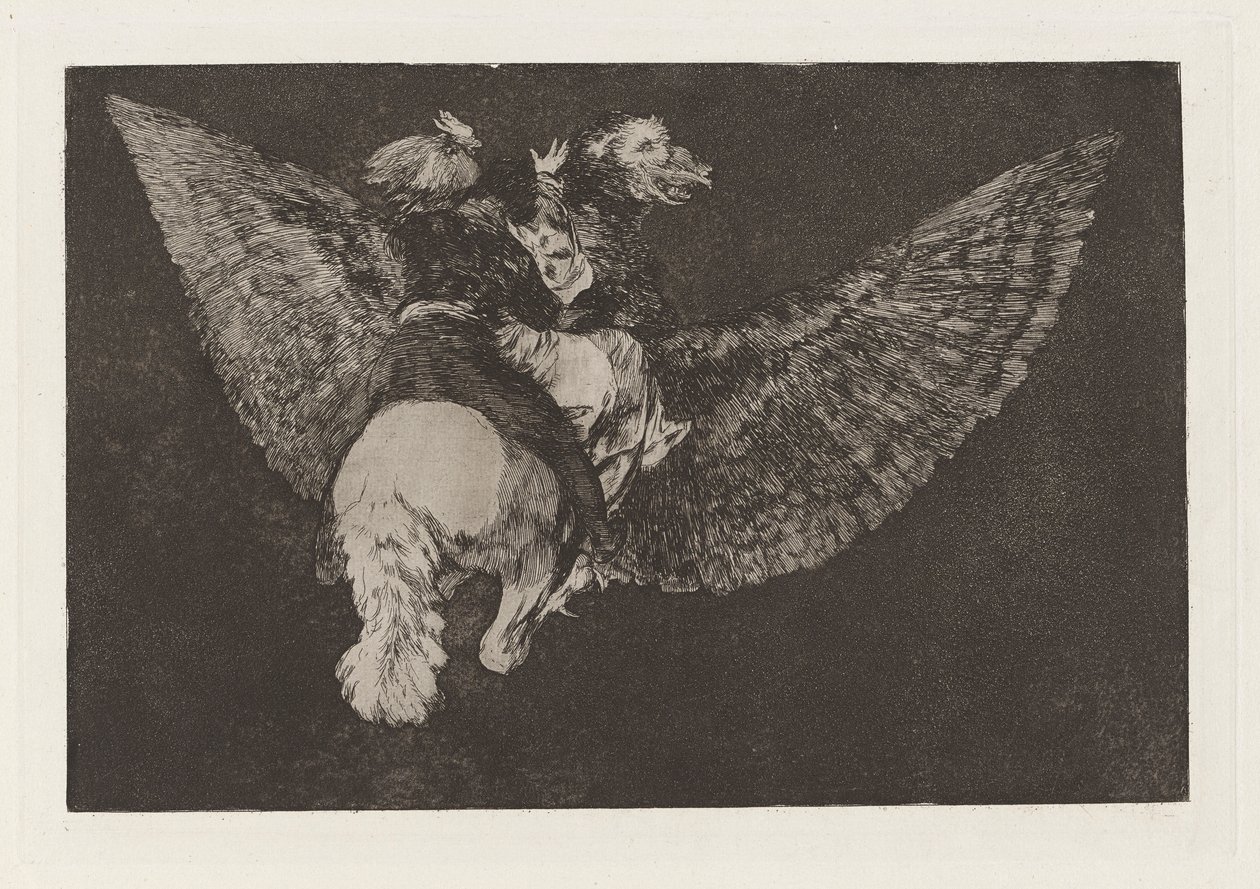 Disparate volante (Folie volante), également connu sous le nom de Reniego al amigo que cubre con las alas y muerde con el pico (Renonce à l