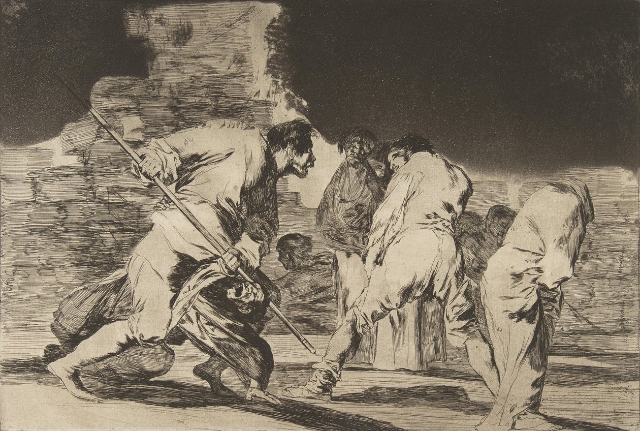 Disparates Los Proverbios, ca. 1816-23 publié en 1864 - Francisco de Goya