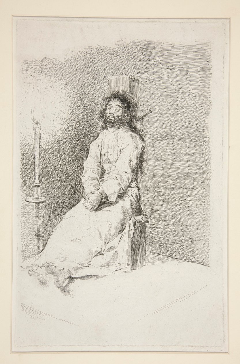 El agorratado - Francisco de Goya