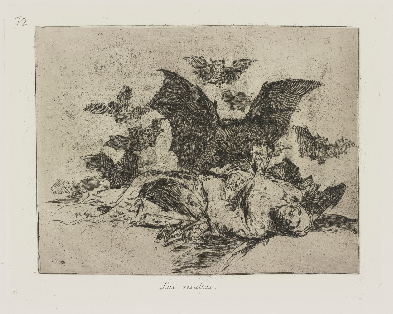 Les Conséquences, pl. 72 de la série Les Désastres de la guerre - Francisco de Goya