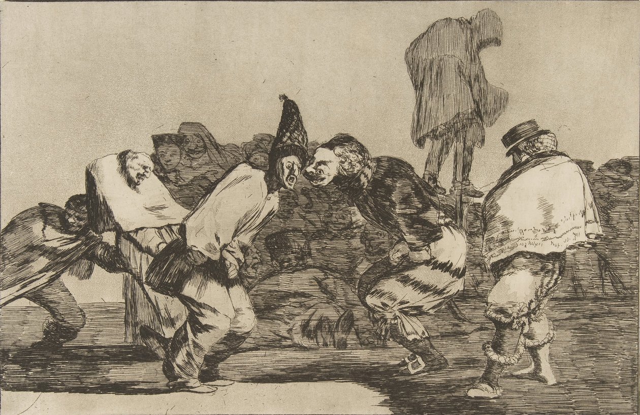 Planche 14 des Disparates : Folie du Carnaval - Francisco de Goya