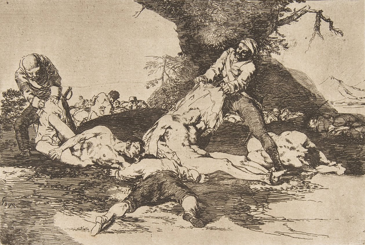 Planche 16 des Désastres de la guerre, 1810 publié 1863 - Francisco de Goya