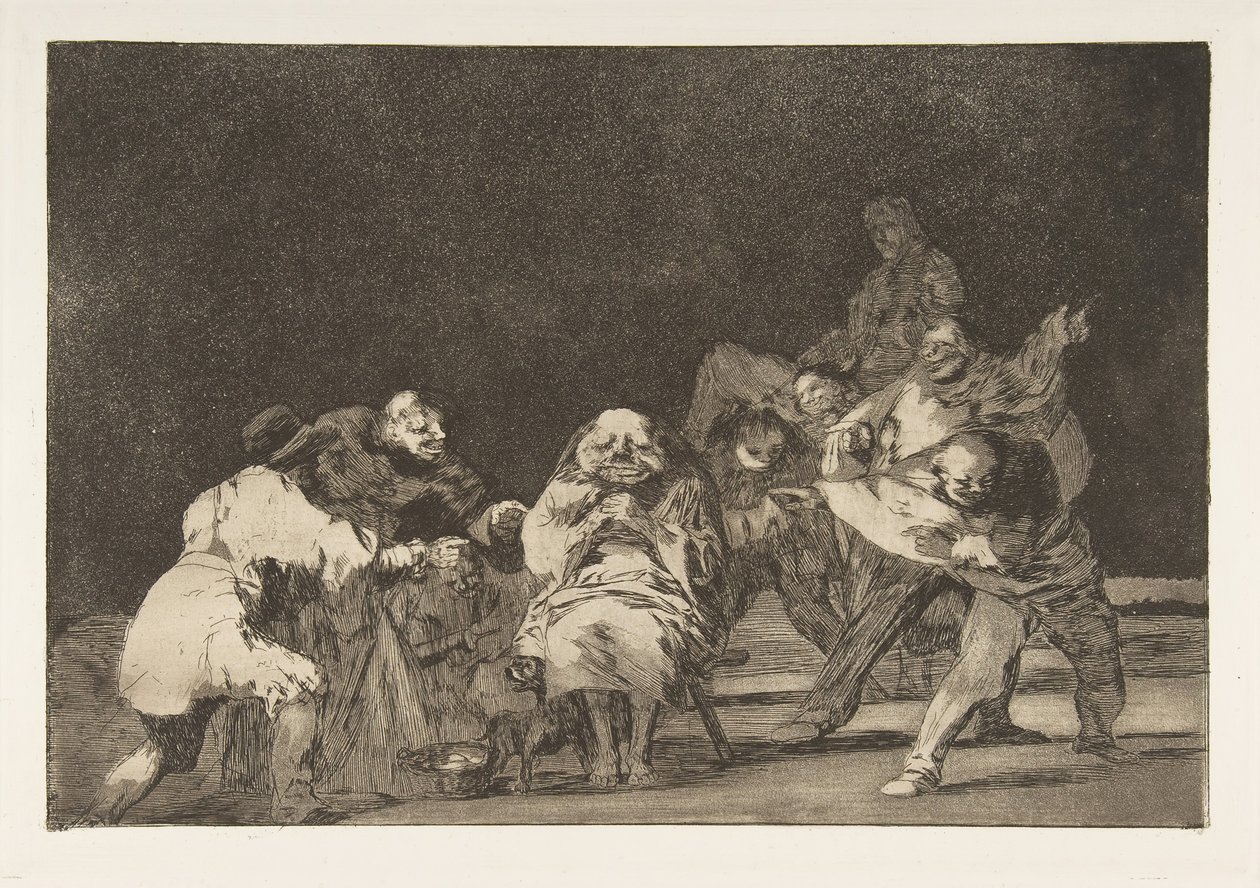 Planche 17 des Disparates : Loyauté - Francisco de Goya