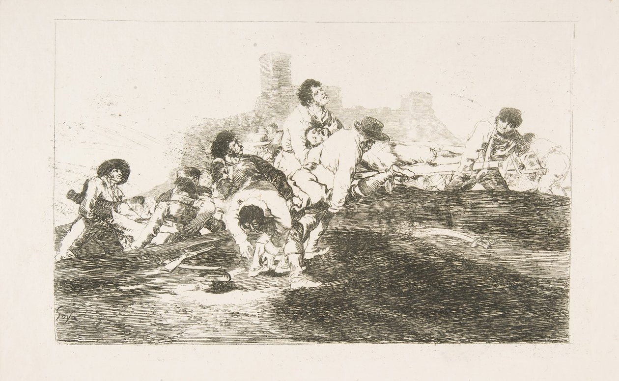 Planche 24 de Les Désastres de la Guerre : Ils peuvent encore être utiles, 1810 - Francisco de Goya