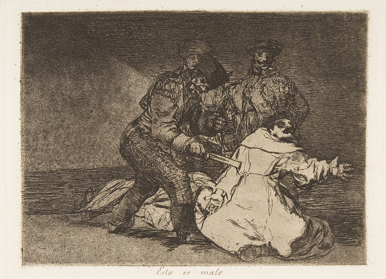 Planche 46 de Les Désastres de la Guerre : Cela..., 1810 publié 1863 - Francisco de Goya