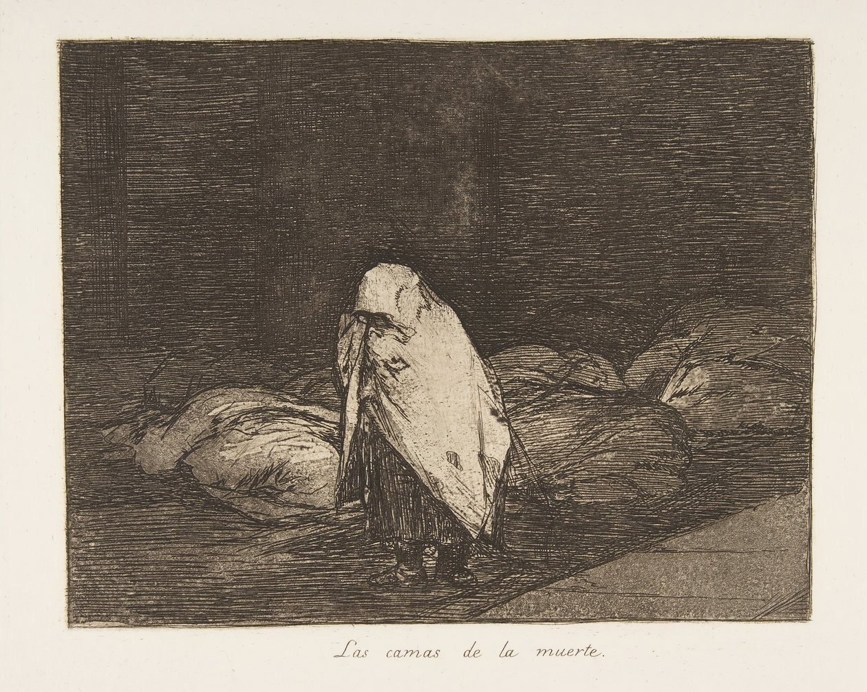 Planche 62 des Désastres de la Guerre : Th..., 1811-12 publié en 1863 - Francisco de Goya