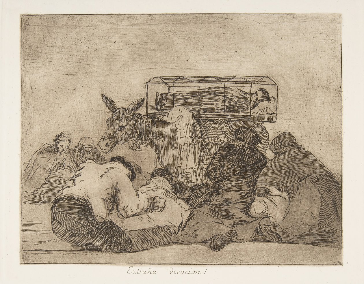 Planche 66 des Désastres de la guerre Los Desastres de la Guerra..., après 1814-15 publié 1863 - Francisco de Goya