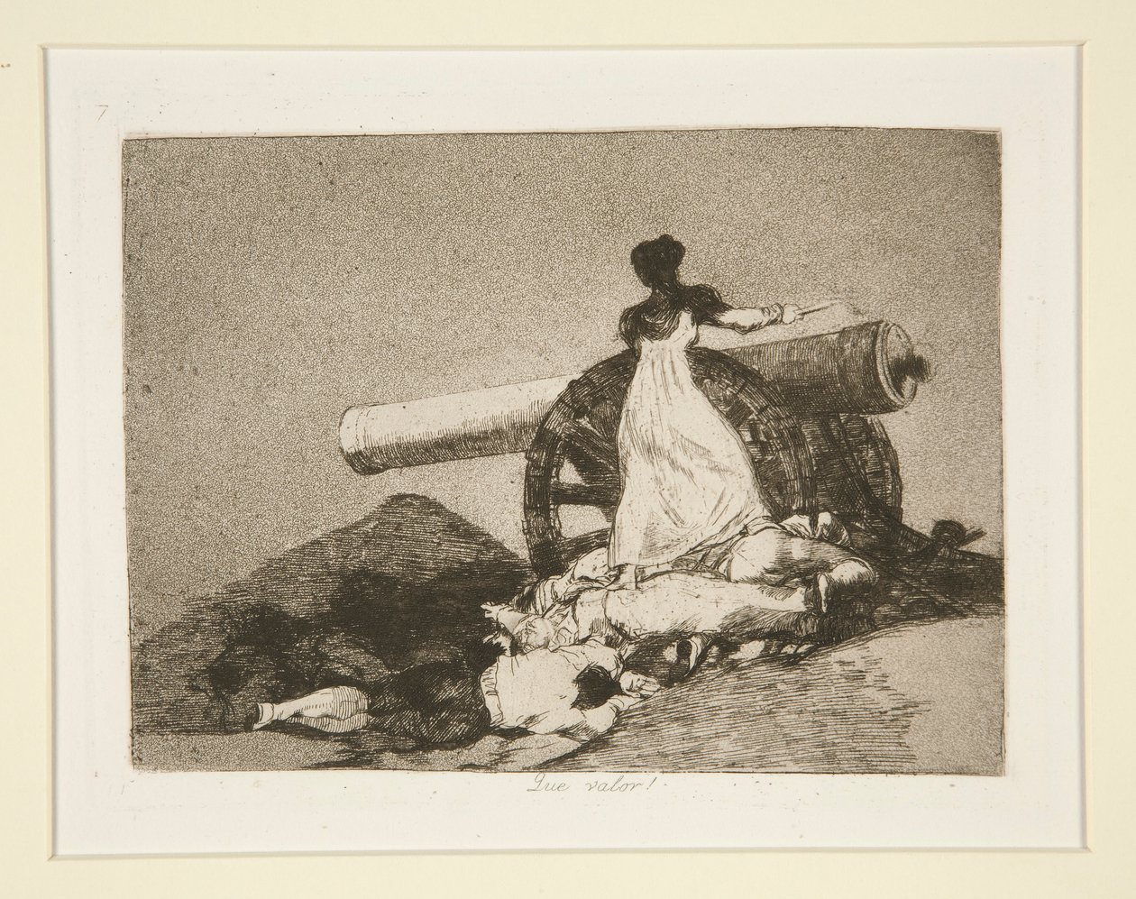 Que valor! (Quel courage!), pl. 7 de Los desastres de la guerra (Les désastres de la guerre) - Francisco de Goya