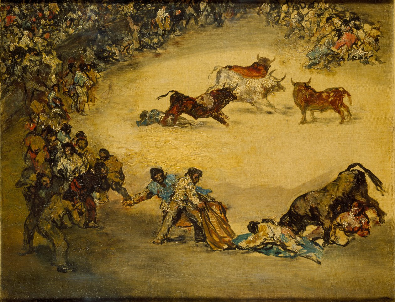 Scène à une corrida : Diversion de España, vers 1766-1828 - Francisco de Goya