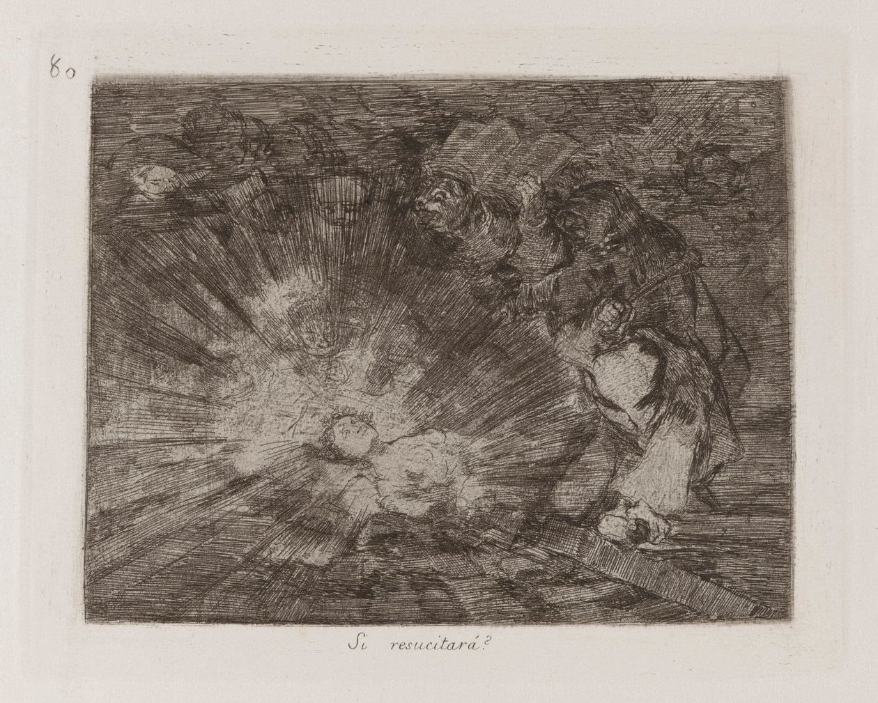 Si resucitará? (Se relèvera-t-elle?), Planche 80 de Los desastres de la guerra (Les Désastres de la guerre) - Francisco de Goya