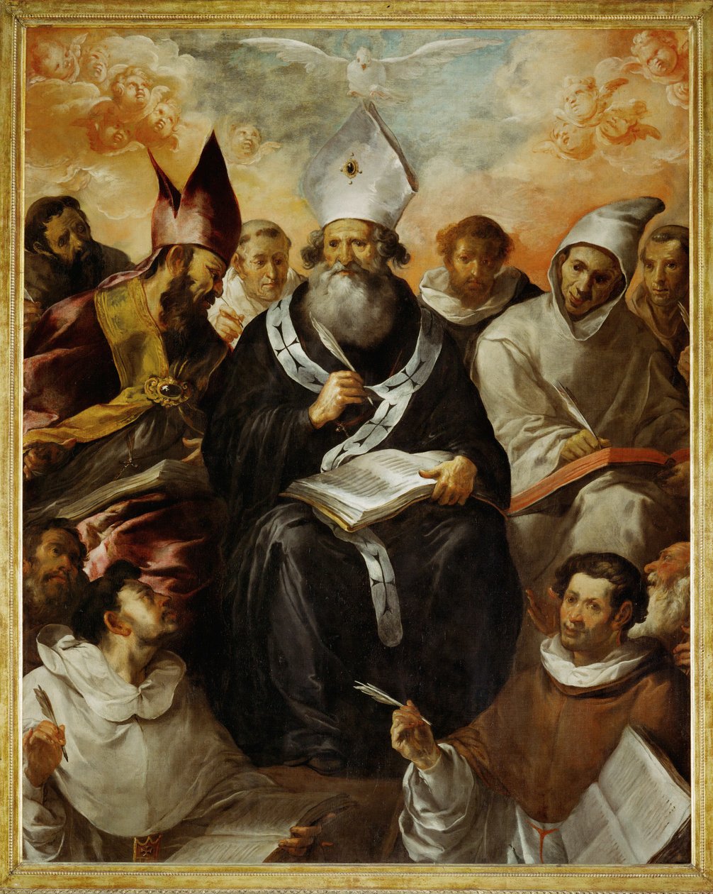 Saint Basile dictant sa doctrine - Saint Basile dictant ses dogmes ... - Francisco Herrera