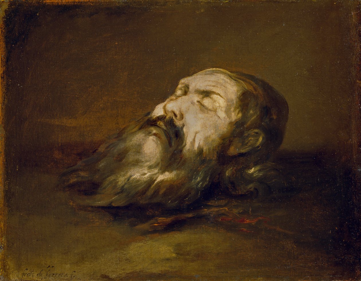 Cabeza de santo degollado - Francisco Herrera the Elder