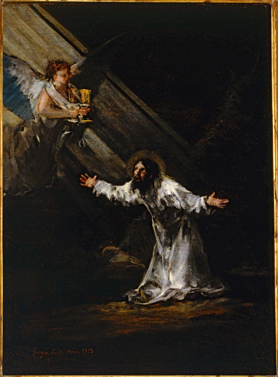 Le Christ au Mont des Oliviers ... (huile sur panneau) - Francisco Jose de Goya y Lucientes